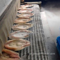 IQF الانفعال النفق الفريزر للمأكولات البحرية